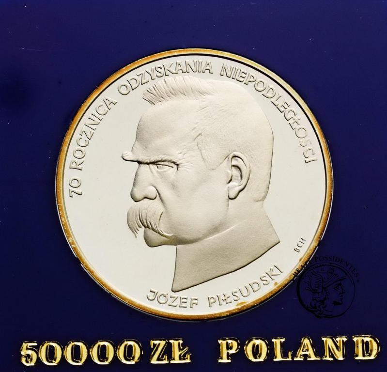 Polska Piłsudski 50000 zł 1988 st. L-