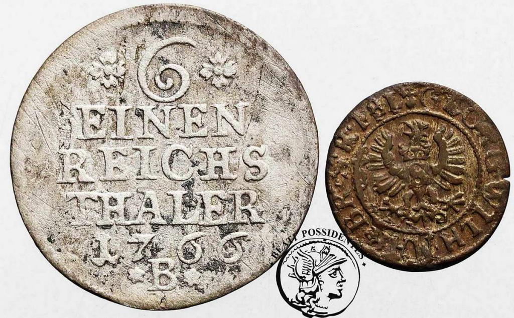 Niemcy 2 monety srebrne st.4