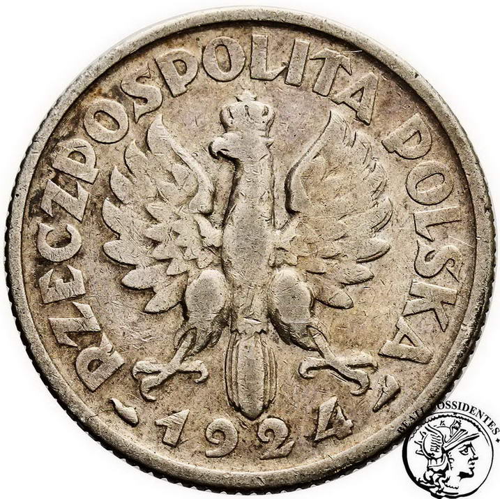 Polska 1 złoty 1924 st. 3-