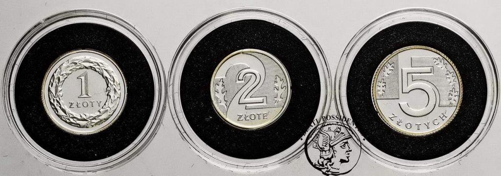 Miniatury Polskich Monet Obiegowych 2008 SREBRO L