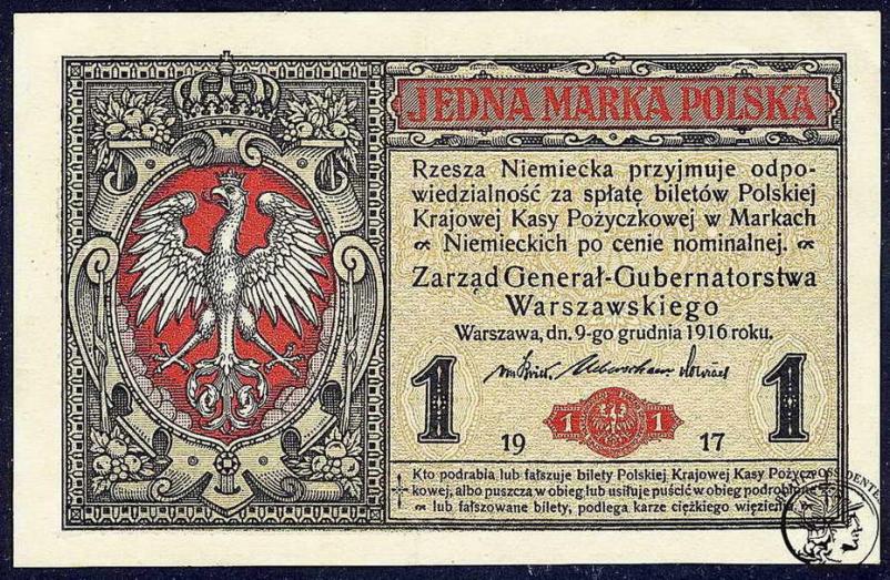 Polska 1 marka polska 1916 ...Generał st.3
