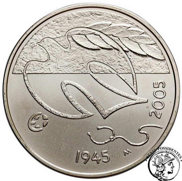 Finlandia 10 Euro 2005 koniec wojny st. 1/1-