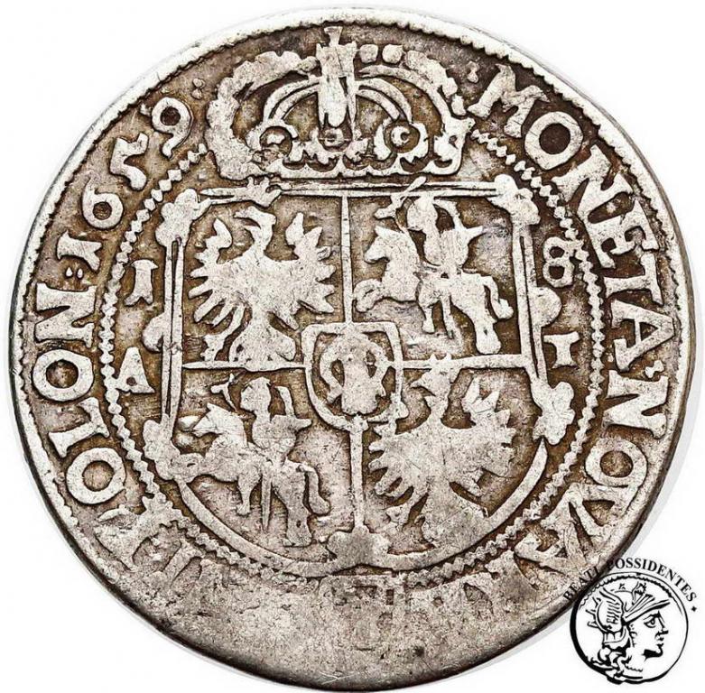 Polska Jan Kazimierz ort 1659 Poznań st.3