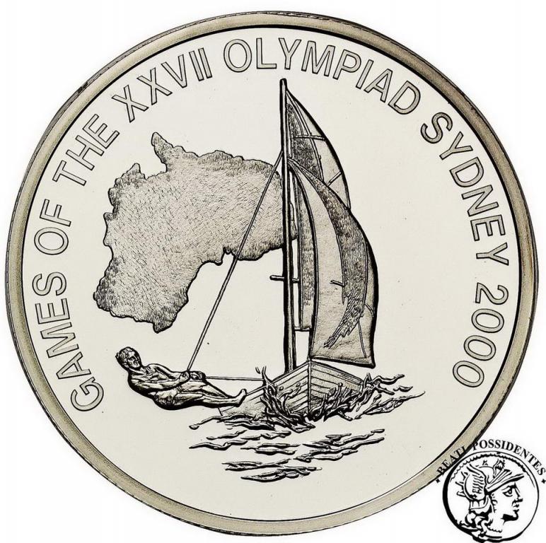 Liberia 10 dolarów 2000 Olimpiada Sydney st.L