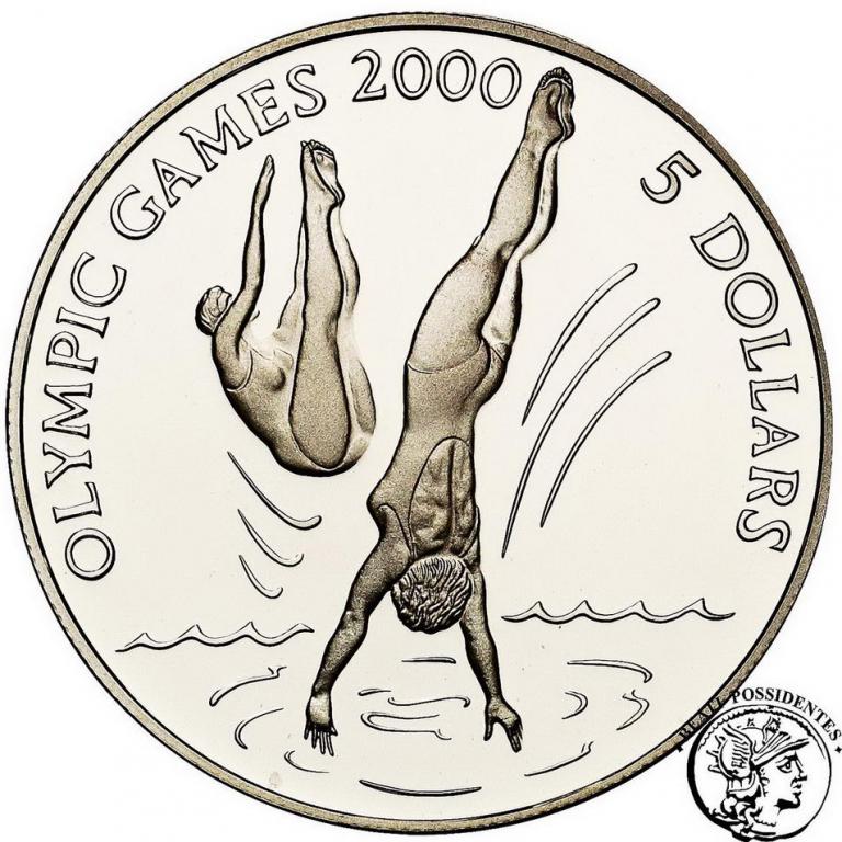Kiribati 5 dolarów 1996 Olimpiada Sydney st.L