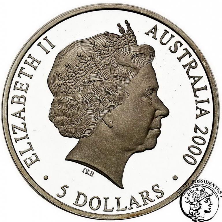 Australia 5 dolarów 1999 Oli Sydney kraje st.L