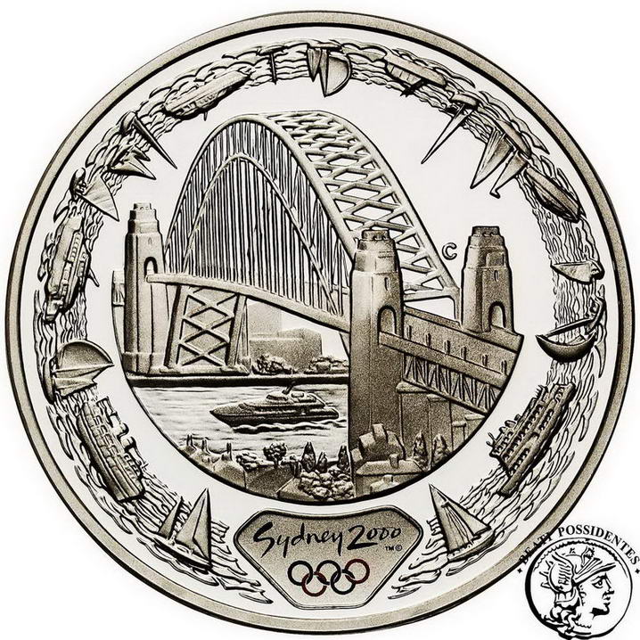 Australia 5 dolarów 2000 Olimpiada Sydney most stL