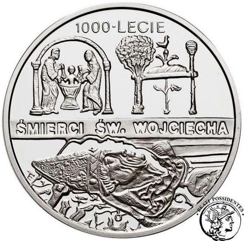 Polska III RP 10 złotych 1997 Św. Wojciech st. L