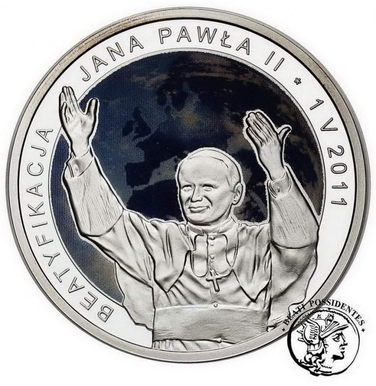 20 złotych 2001 Beatyfikacja Jana Pawła II st.L