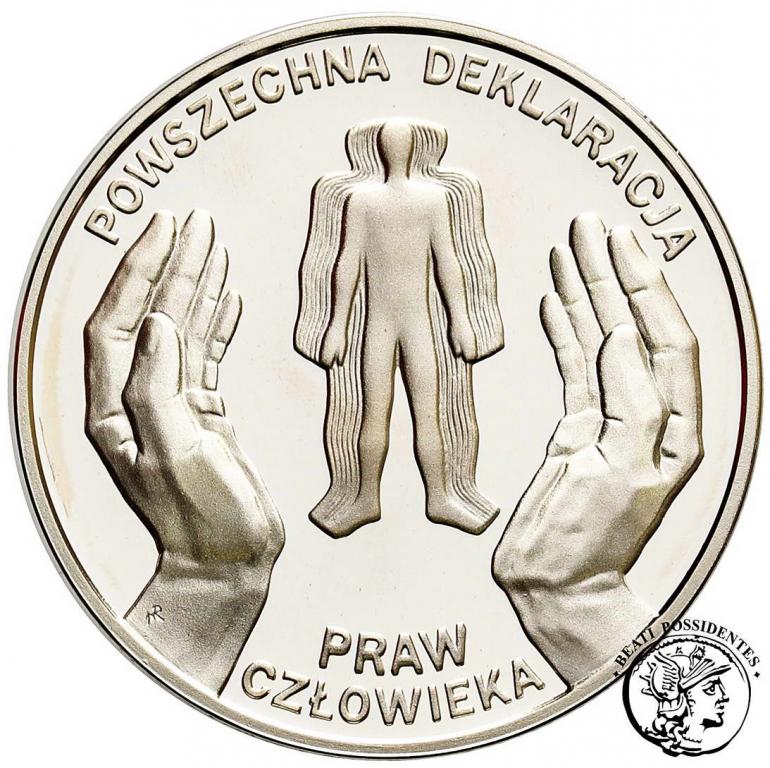 10 złotych 1998 Deklaracja Praw Człowieka st.L