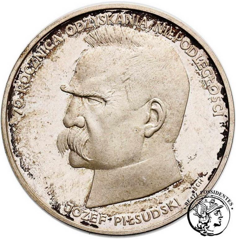 50 000 złotych 1988 Piłsudski lustrzanka st.L-