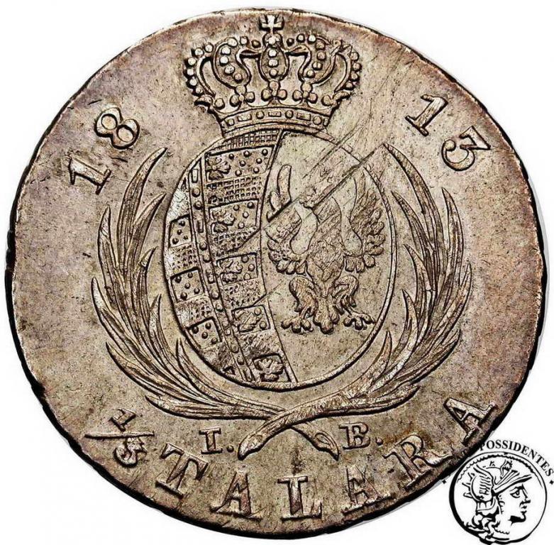 Księstwo Warszawskie dwuzłotówka 1813 IB st.3+
