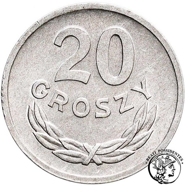 Polska PRL 20 groszy 1969 Aluminium st.1