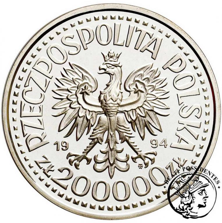 Polska III RP 200 000 złotych 1994 Inwalidzi st.L