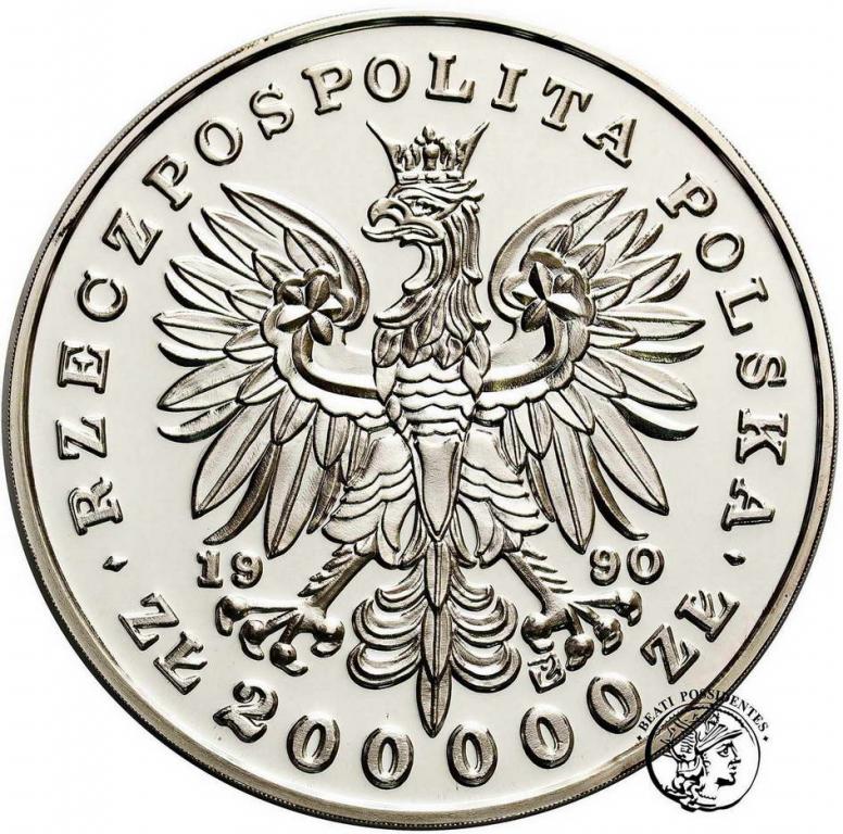 200 000 złotych 1990 Kościuszko Duży Tryptyk st.L