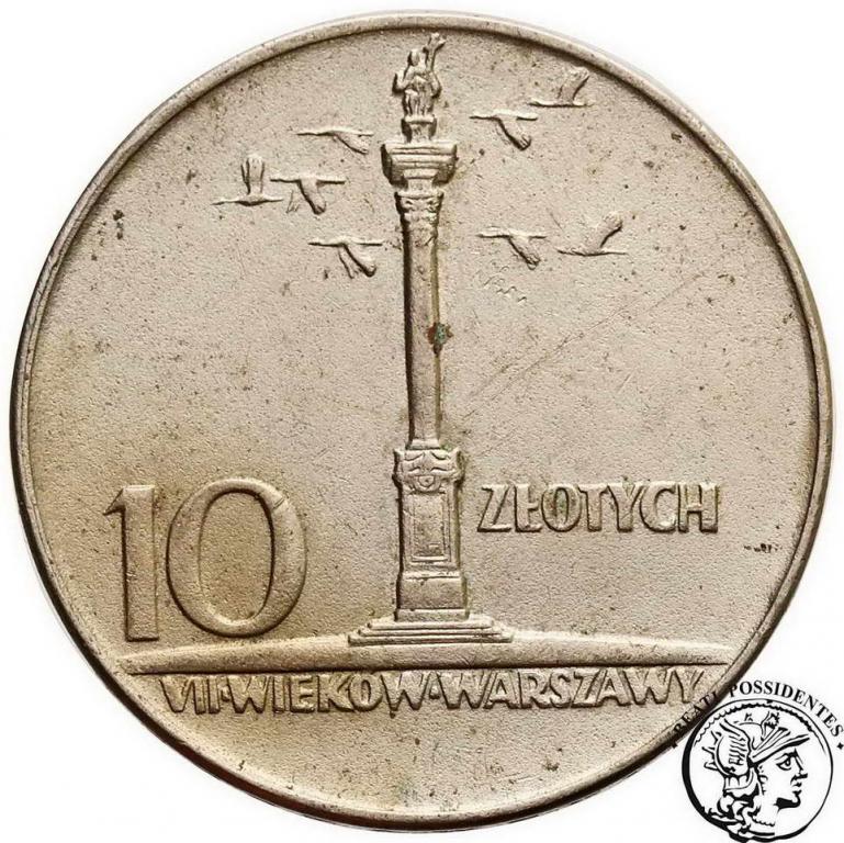Polska 10 złotych 1966 Mała Kolumna st. 2