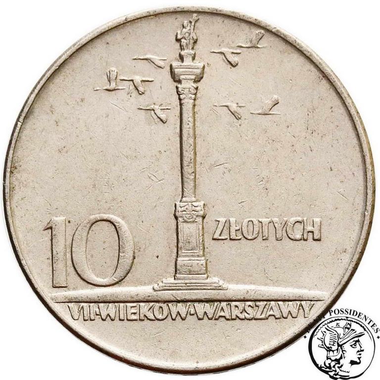 Polska 10 złotych 1966 Mała Kolumna st. 3+