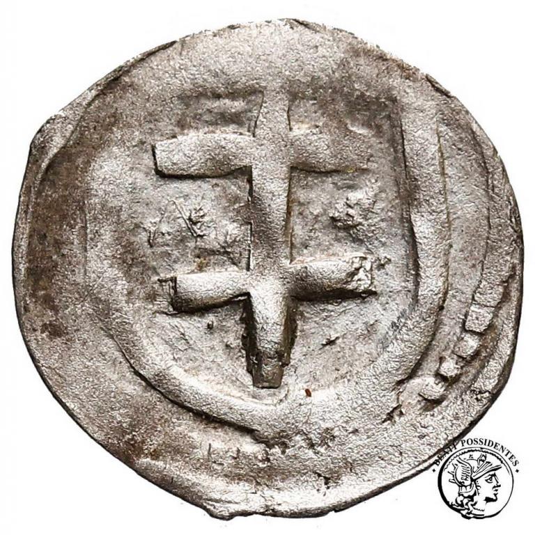 Jadwiga i W. Jagiełło 1382-1399 denar Wschowa st2-