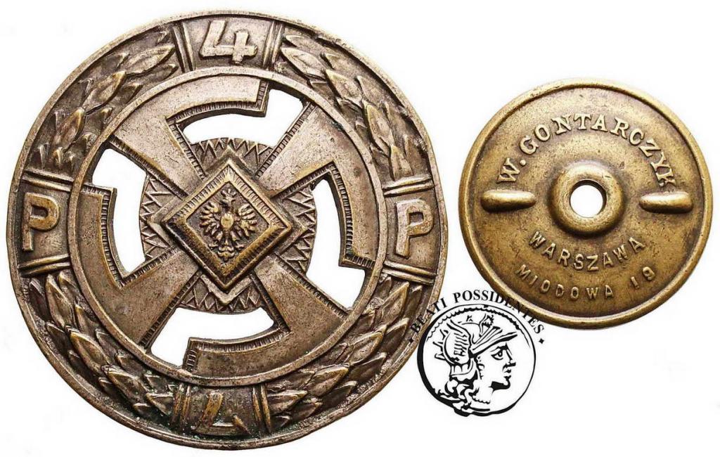 Odznaka 4 Pułku Piechoty Legionów