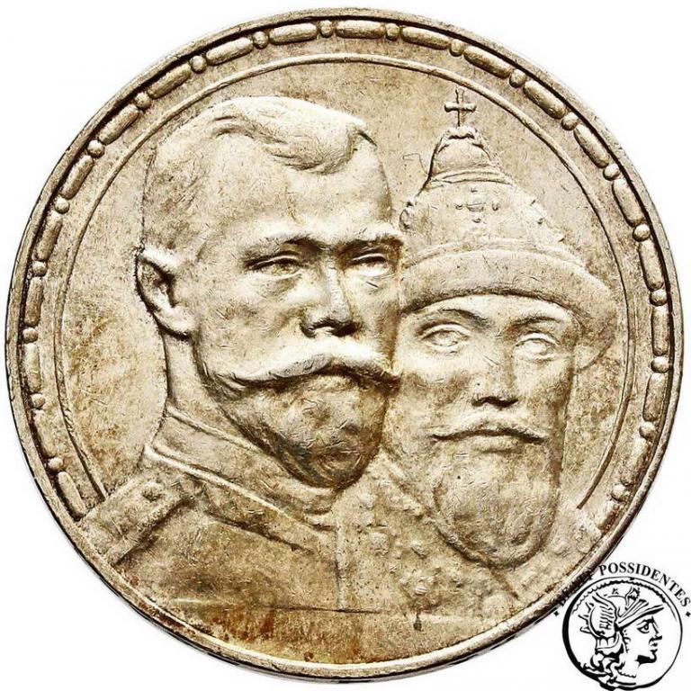 Rosja Mikołaj II Rubel 1913 Romanow st.2