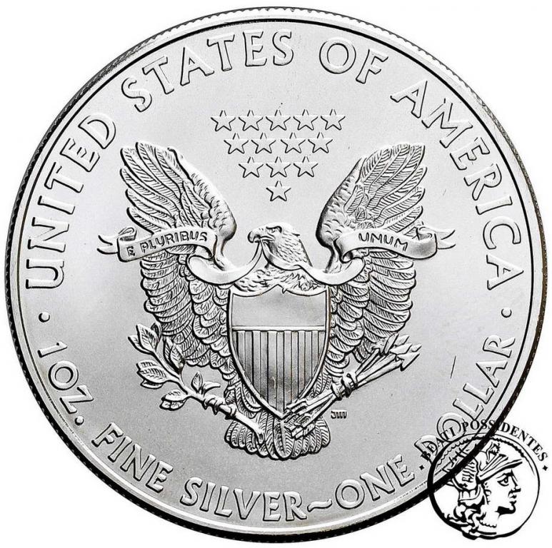 USA 1 Dolar 2011 Uncja Czytego Srebra st.1