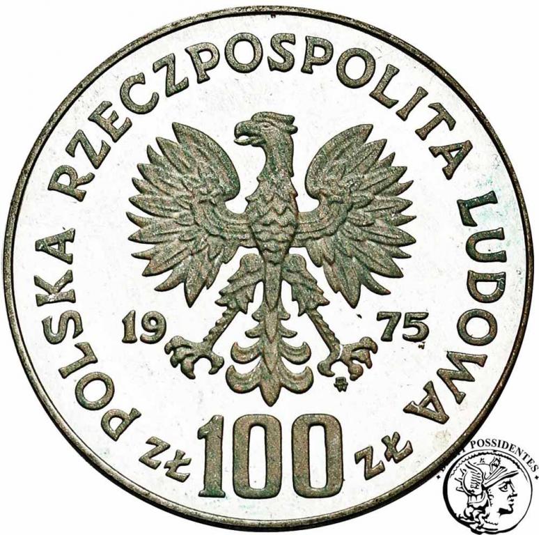 Polska PRL 100 złotych 1975 Zamek Królewski stL/L-