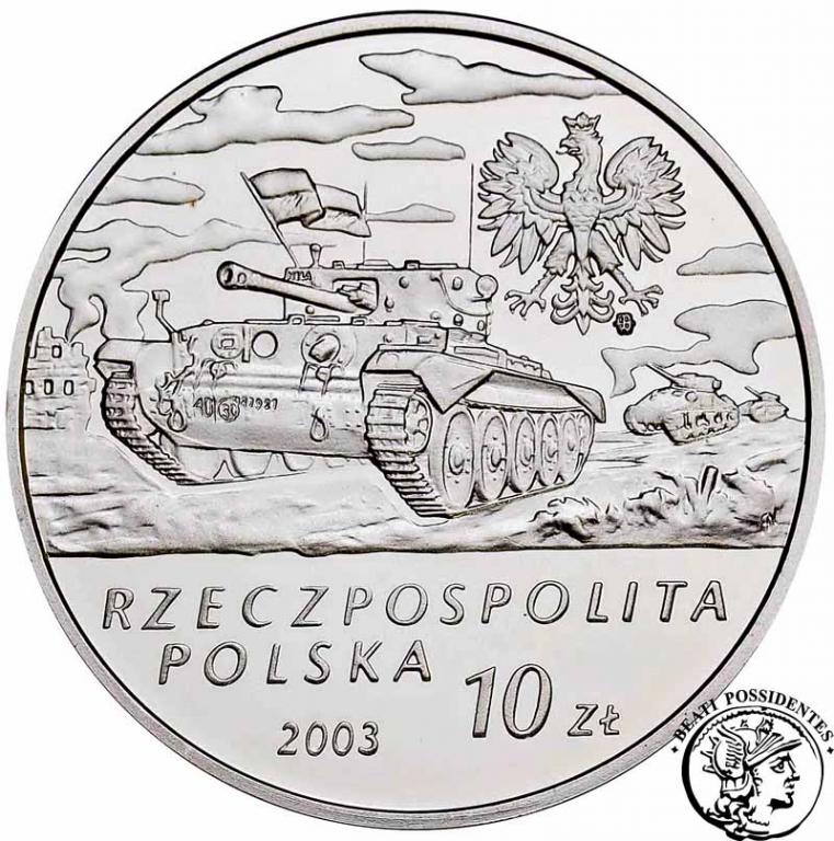 III RP 10 zł 2003 Stanisław Maczek st.L