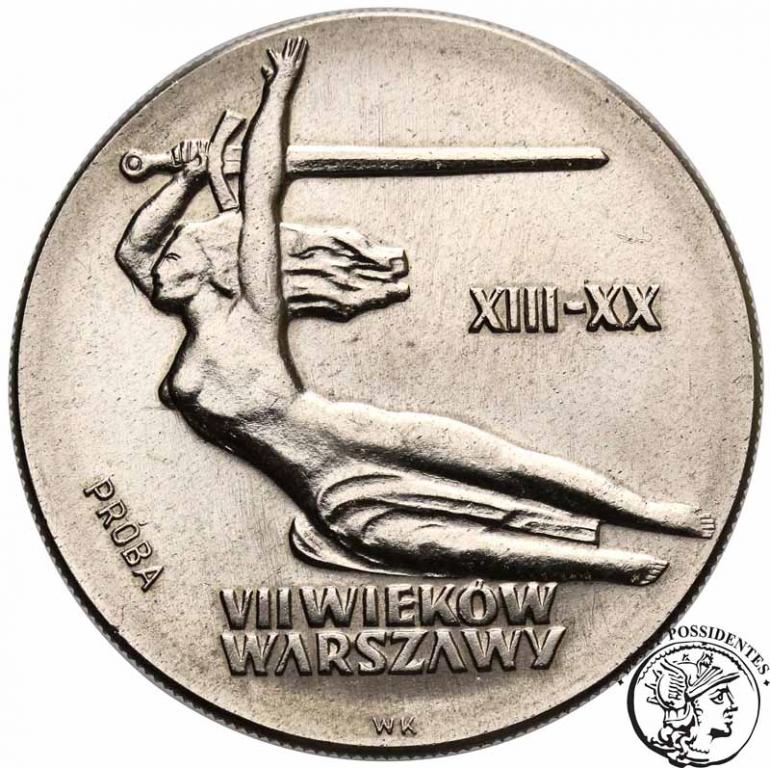 Polska PRL PRÓBA Nikiel 10 złotych 1965 Nike st.1