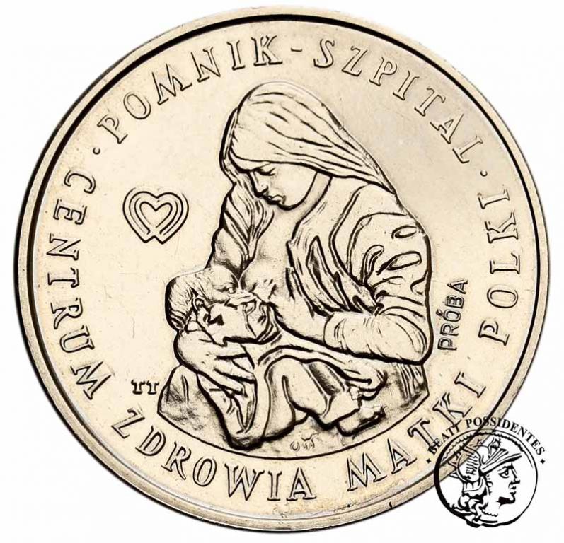 PRÓBA Nikiel 100 złotych 1985 Matka Polka st.1/1-