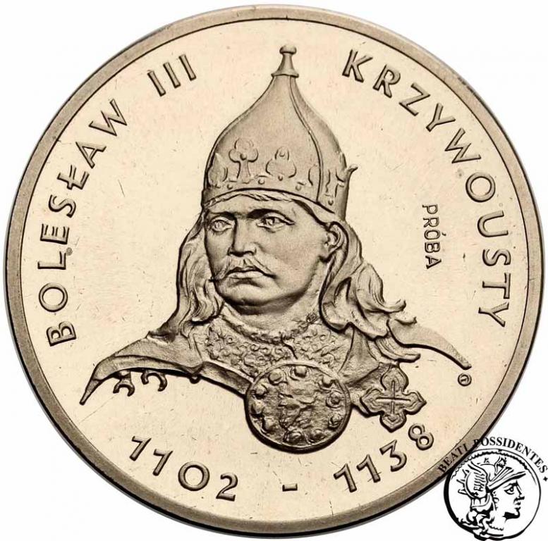 PRÓBA Nikiel 200 złotych 1982 Krzywousty pop. st.L