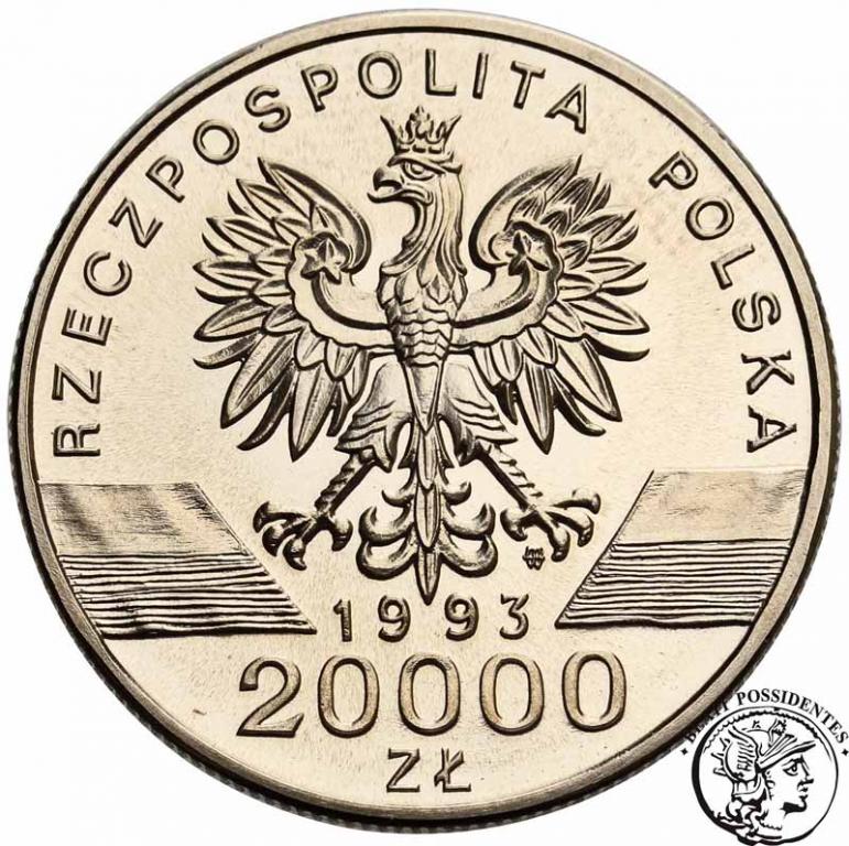 PRÓBA Nikiel 20 000 złotych 1993 Jaskółki st.1