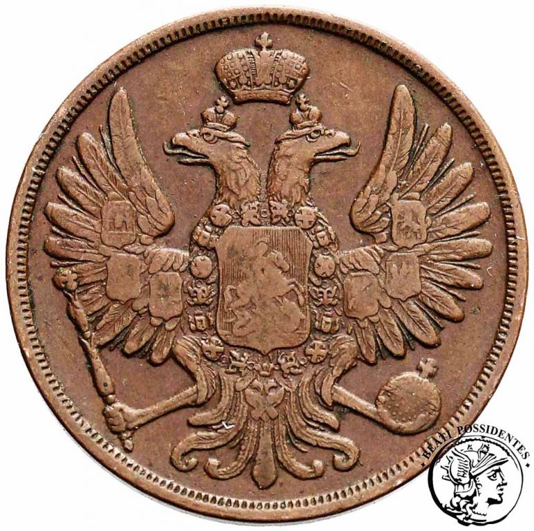 2 kopiejki 1855 BM Warszawa Aleksander II st.3/3+