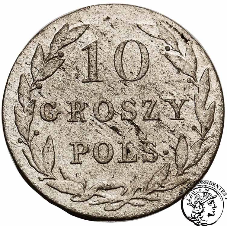 Polska Aleksander I 10 groszy 1820 IB st. 3