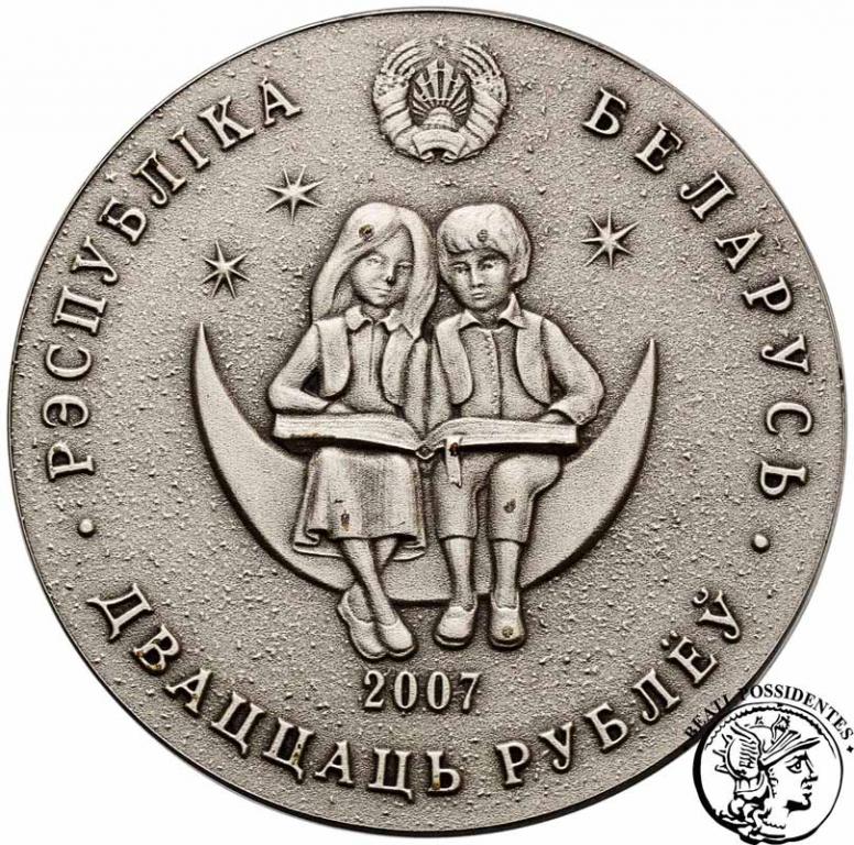 Białoruś 20 Rubli 2007 Alicja po drugiej str st. 1