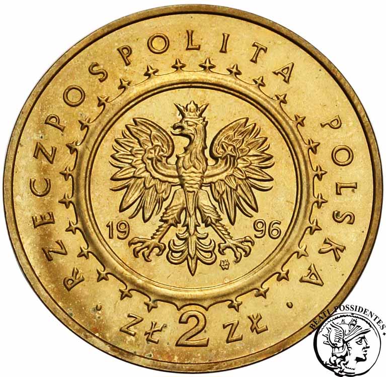 Polska 2 złote 1996 Lidzbark Warmiński st. 2