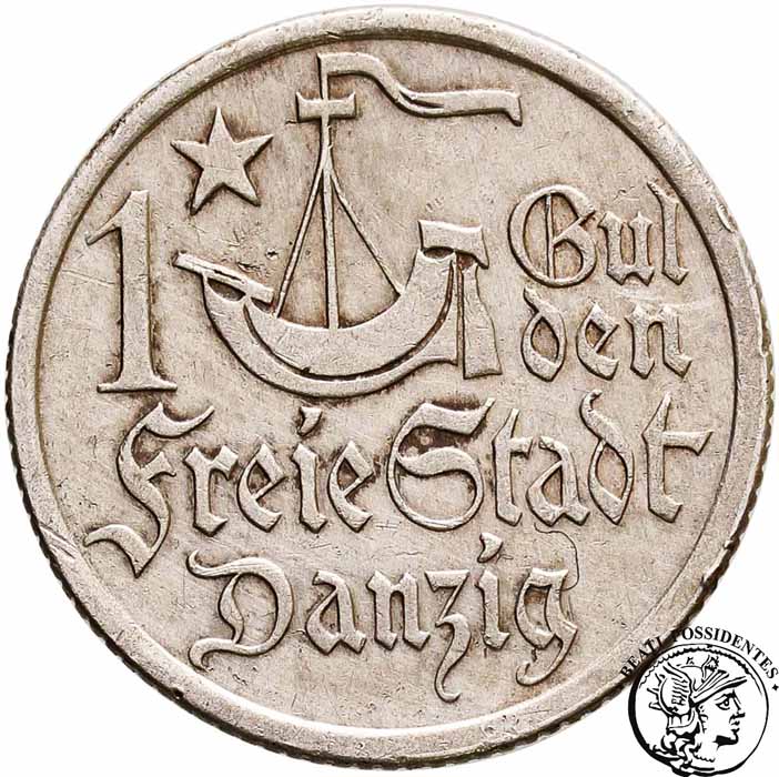 Polska W M Gdańsk gulden 1923 st. 3
