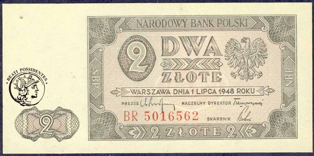 Polska 2 złote 1948 st. 1