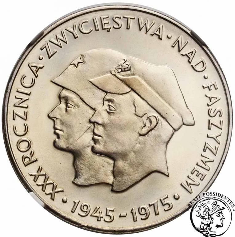 200 złotych 1975 Zwycięstwo nad faszyzmem NGC MS66