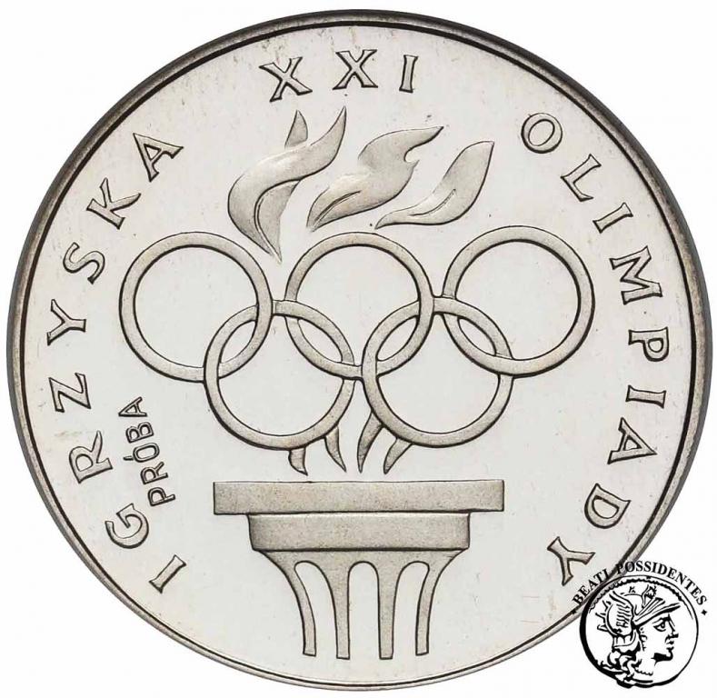 PRÓBA SREBRO 200 złotych 1976 Olimpiada NGC PF69UC