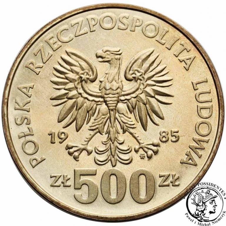 Polska PRL 500 złotych 1985 Przemysław II st. L-