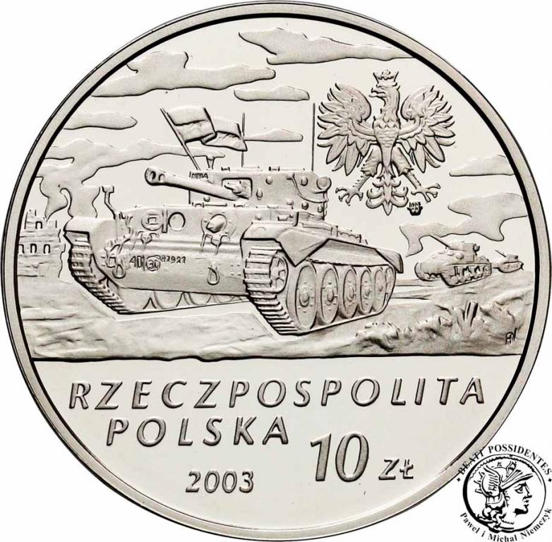 Polska III RP 10 zł 2003 Stanisław Maczek st. L
