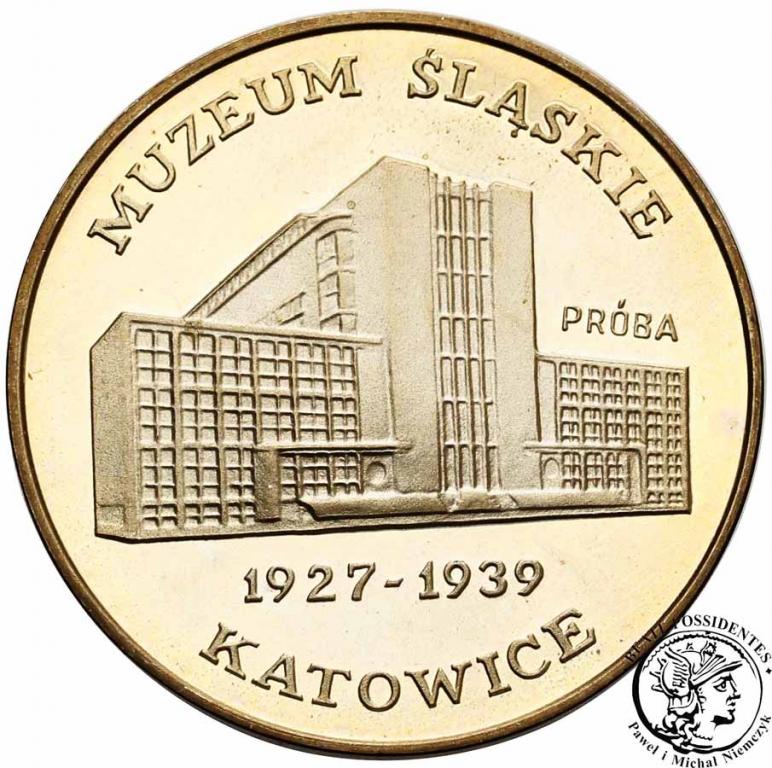 PRÓBA Srebro 1000 zł 1987 Muzeum Śląskie st.L/L-