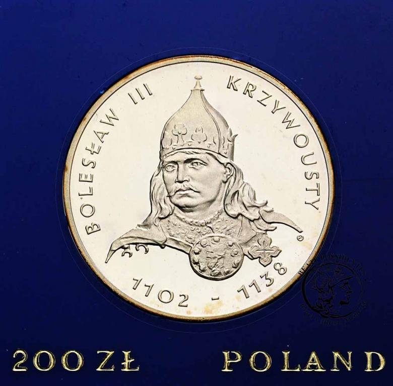 Polska PRL 200 złotych 1982 Krzywousty st.L-