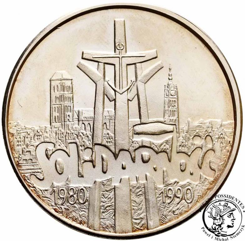 100 000 złotych 1990 Solidarność typ C st.1 RZADKI