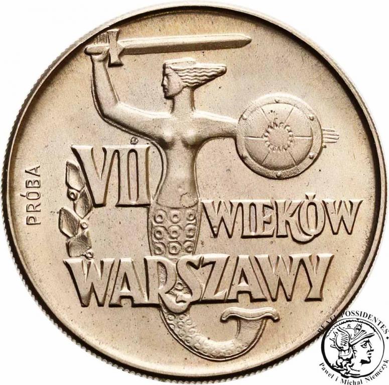 PRÓBA MN 10 zł 1965 VII wieków Warszawy st.1