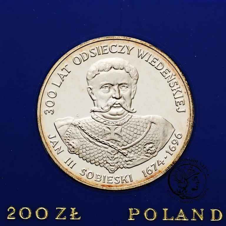 Polska PRL 200 złotych 1983 Odsiecz Wiedeńska st L