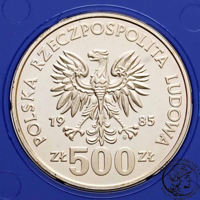Polska PRL 500 złotych 1985 Wiewiórka st. L-