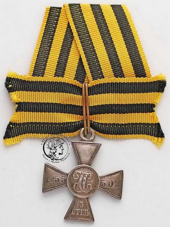 Rosja Krzyż Św. Jerzego 3 stopień SREBRO