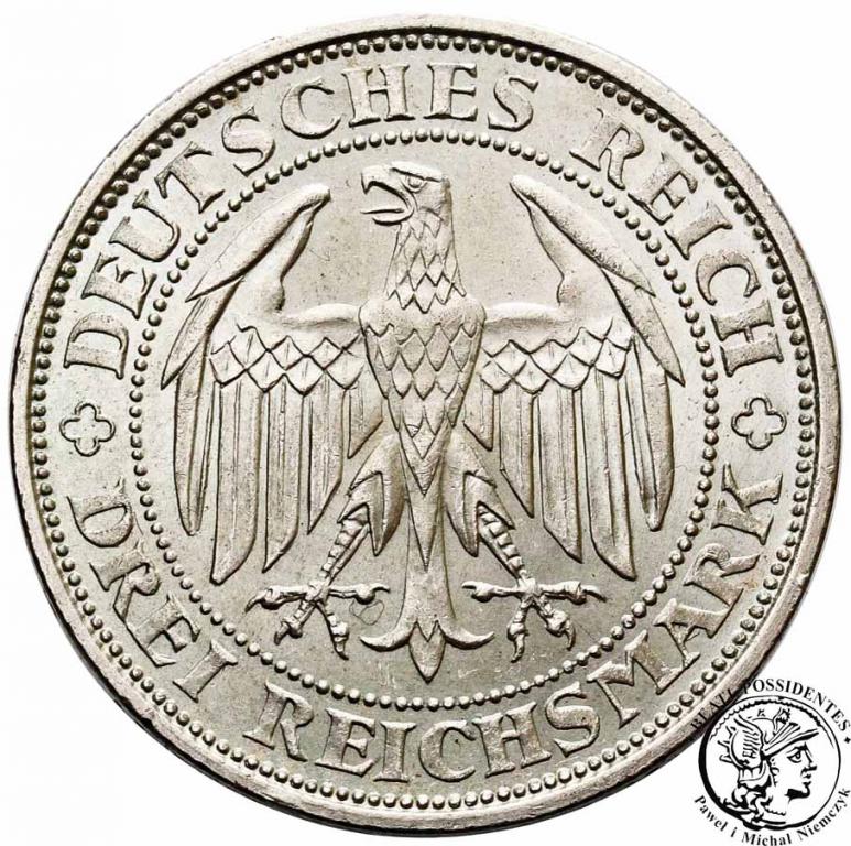 Niemcy Weimar 3 Marki 1929 E Meissen st. 2