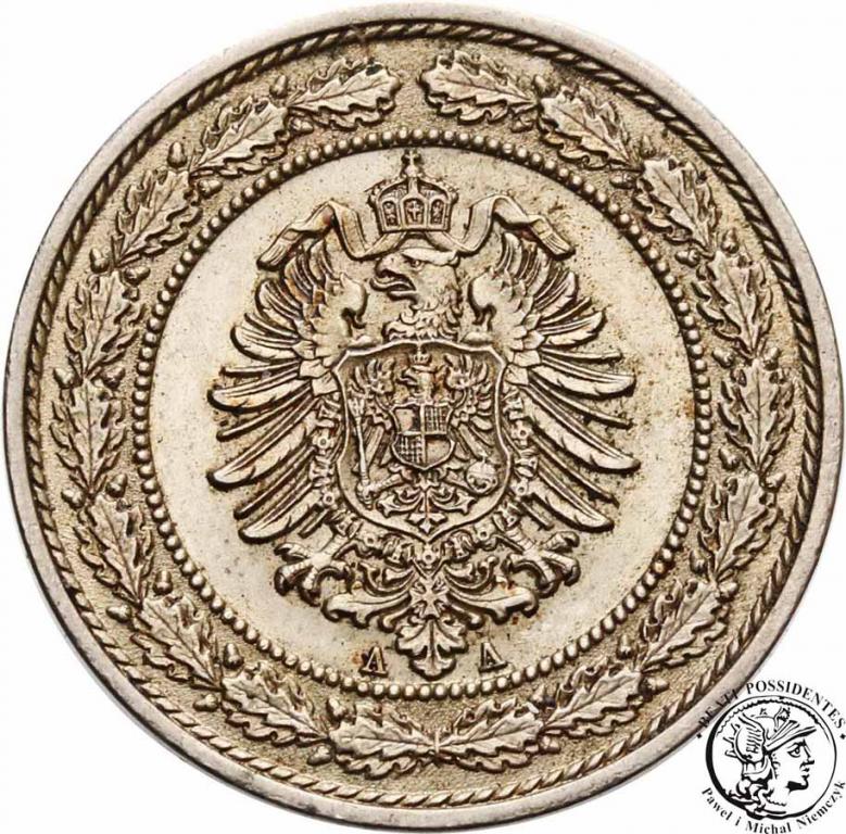 Niemcy 20 Pfennig 1888 A st.2